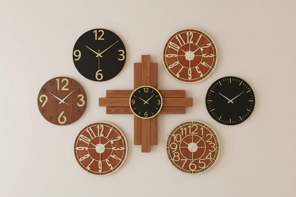 Wooden Clock Collection